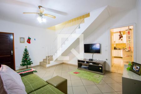 Sala de casa à venda com 3 quartos, 150m² em Jardim Moncoes, Santo André