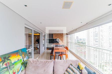 Varanda de apartamento à venda com 3 quartos, 130m² em Jardim Dom Bosco, São Paulo