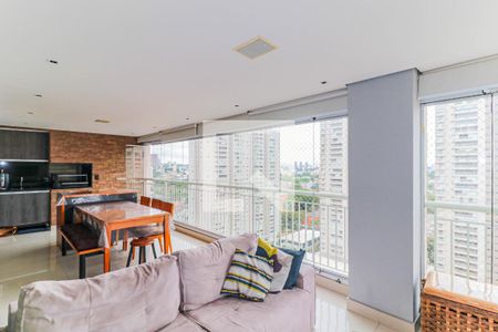 Varanda de apartamento à venda com 3 quartos, 130m² em Jardim Dom Bosco, São Paulo