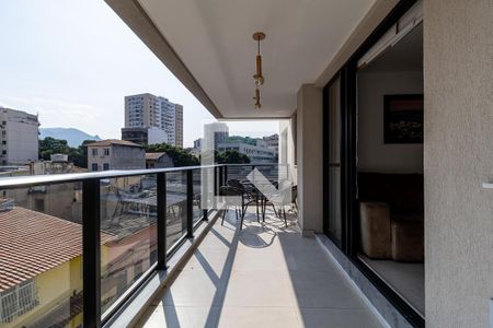 Sala Varanda de apartamento à venda com 2 quartos, 76m² em Maracanã, Rio de Janeiro