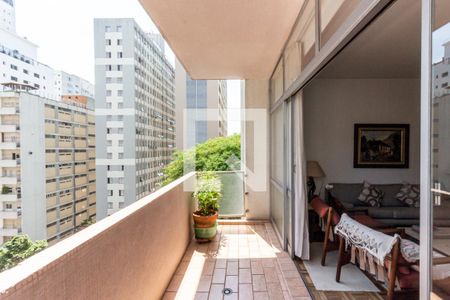 Varanda de apartamento à venda com 3 quartos, 193m² em Santa Cecilia, São Paulo