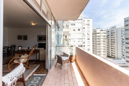 Varanda de apartamento à venda com 3 quartos, 193m² em Santa Cecilia, São Paulo