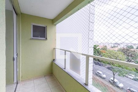 Varanda da sala  de apartamento à venda com 2 quartos, 60m² em Castelo, Belo Horizonte