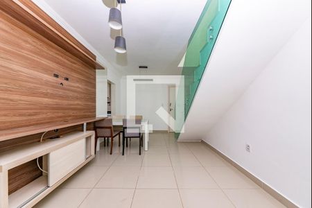 Sala 1 de apartamento para alugar com 2 quartos, 116m² em Santo Antônio, Belo Horizonte