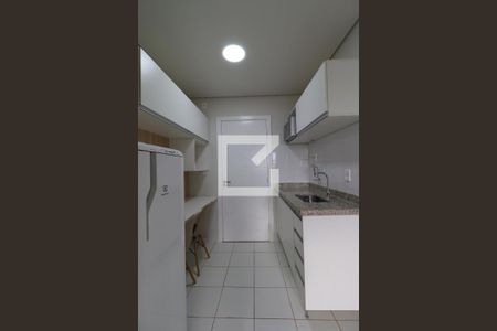 Cozinha de kitnet/studio para alugar com 1 quarto, 22m² em Iguatemi, Ribeirão Preto