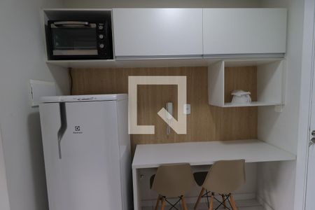 Cozinha de kitnet/studio para alugar com 1 quarto, 22m² em Iguatemi, Ribeirão Preto