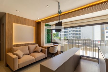 Sala de apartamento para alugar com 2 quartos, 55m² em Vila Anastácio, São Paulo