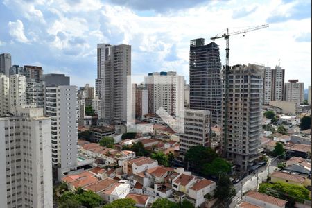 Vista de Varanda de apartamento à venda com 2 quartos, 76m² em Vila Anglo Brasileira, São Paulo