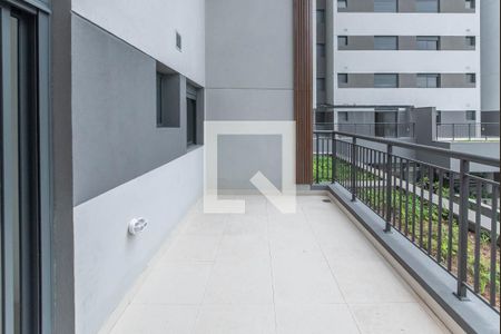 Varanda da Sala de apartamento à venda com 2 quartos, 127m² em Brooklin, São Paulo