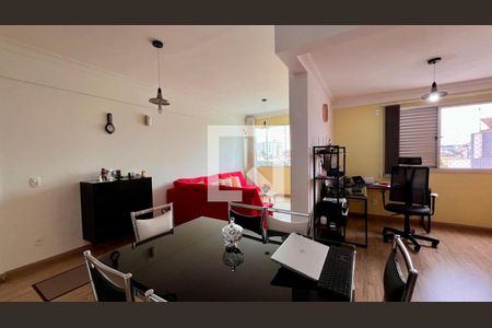 sala  de apartamento à venda com 3 quartos, 135m² em União, Belo Horizonte