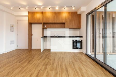 Sala/ Cozinha de apartamento para alugar com 2 quartos, 73m² em Santo Amaro, São Paulo