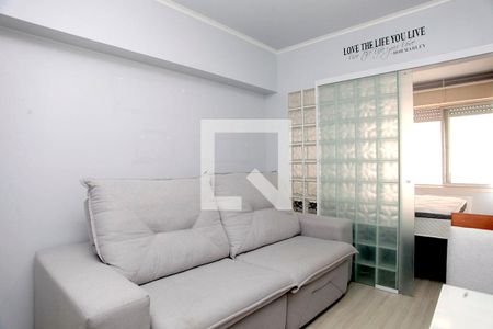 Sala de kitnet/studio para alugar com 1 quarto, 27m² em Centro Histórico, Porto Alegre