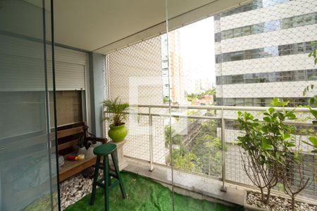 Varanda de apartamento para alugar com 3 quartos, 132m² em Itaim Bibi, São Paulo