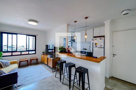 Sala de apartamento para alugar com 2 quartos, 58m² em Vila Bertioga, São Paulo