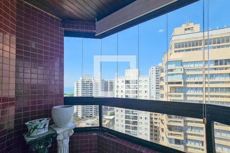 varanda de apartamento para alugar com 4 quartos, 160m² em Vila Alzira, Guarujá