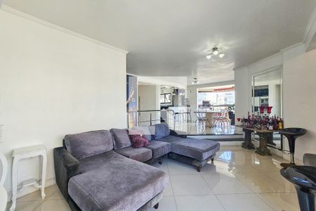 Sala de apartamento para alugar com 4 quartos, 160m² em Vila Alzira, Guarujá