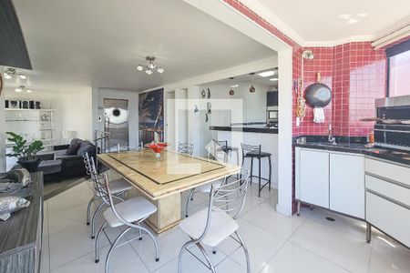 Sala de apartamento para alugar com 4 quartos, 160m² em Vila Alzira, Guarujá