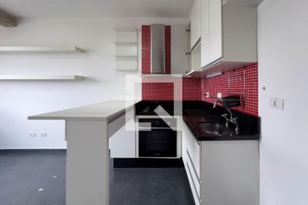 Cozinha de apartamento para alugar com 1 quarto, 40m² em Liberdade, São Paulo