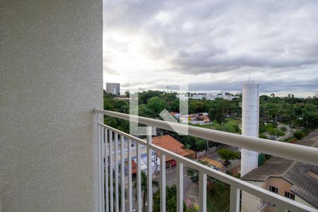 Varanda da Sala de apartamento para alugar com 2 quartos, 47m² em Caguaçu, Sorocaba