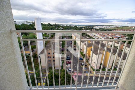 Vista da Sala de apartamento para alugar com 2 quartos, 47m² em Caguaçu, Sorocaba