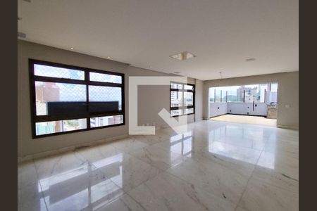 Sala de apartamento à venda com 4 quartos, 237m² em Belvedere, Belo Horizonte