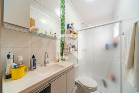 Banheiro Social de apartamento à venda com 2 quartos, 130m² em Vila Marina, Santo André