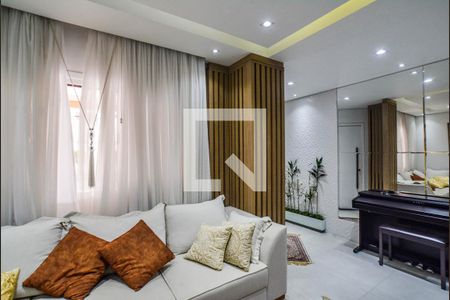 Sala de casa de condomínio à venda com 3 quartos, 140m² em Silveira, Santo André