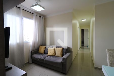 Sala de apartamento à venda com 2 quartos, 50m² em Jardim Utinga, Santo André