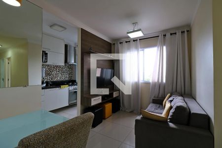 Sala de apartamento à venda com 2 quartos, 50m² em Jardim Utinga, Santo André