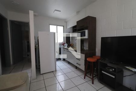 Sala/cozinha de apartamento à venda com 2 quartos, 50m² em Liberdade, Novo Hamburgo