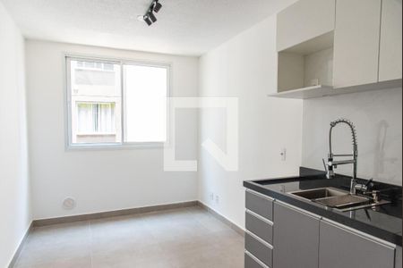 Sala/cozinha de apartamento à venda com 1 quarto, 25m² em Mooca, São Paulo