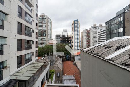 Vista da Sala/Quarto de kitnet/studio para alugar com 1 quarto, 30m² em Consolação, São Paulo