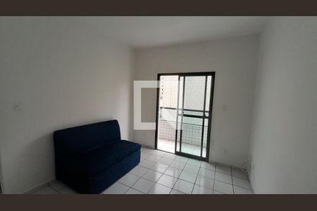 Sala de apartamento para alugar com 1 quarto, 45m² em Canto do Forte, Praia Grande