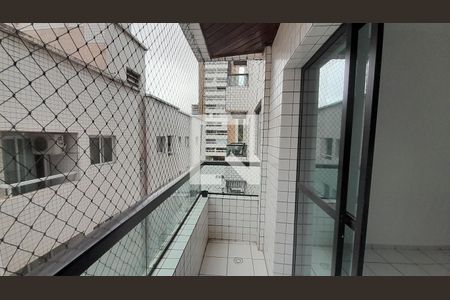 Sacada de apartamento para alugar com 1 quarto, 45m² em Canto do Forte, Praia Grande