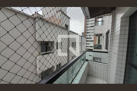 Sacada de apartamento para alugar com 1 quarto, 45m² em Canto do Forte, Praia Grande