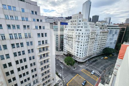 Vista da Sacada de apartamento à venda com 2 quartos, 56m² em Centro, Rio de Janeiro