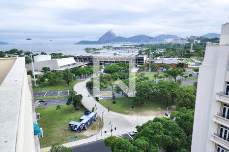 Vista da Sacada de apartamento à venda com 2 quartos, 56m² em Centro, Rio de Janeiro