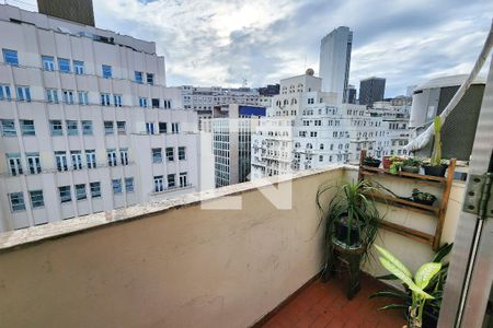 Sacada de apartamento à venda com 2 quartos, 56m² em Centro, Rio de Janeiro