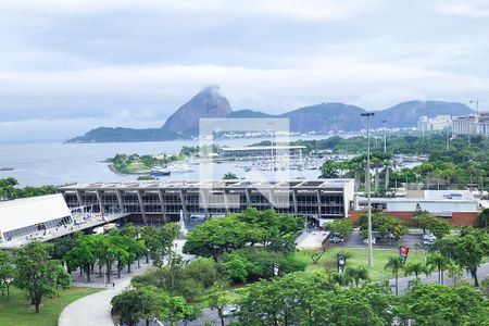 Vista da Sacada de apartamento à venda com 2 quartos, 56m² em Centro, Rio de Janeiro