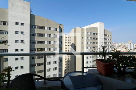 Varanda da Sala de apartamento à venda com 3 quartos, 97m² em Vila Gilda, Santo André