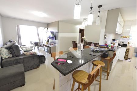 Sala de apartamento para alugar com 3 quartos, 96m² em Residencial Eldorado, Goiânia