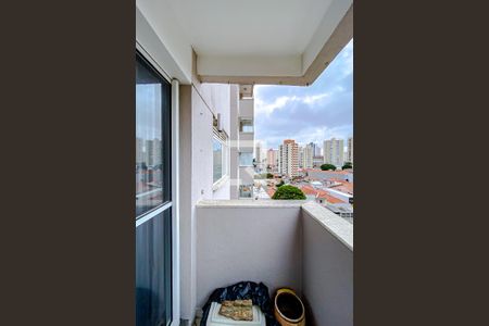 Varanda da Sala de apartamento à venda com 2 quartos, 61m² em Vila Bertioga, São Paulo