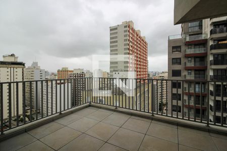 Varanda de apartamento para alugar com 1 quarto, 80m² em Cerqueira César, São Paulo