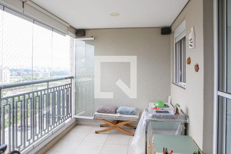 Varanda Gourmet de apartamento à venda com 3 quartos, 110m² em Barra Funda, São Paulo