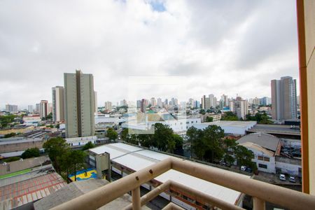 Varanda da sala de apartamento à venda com 2 quartos, 54m² em Casa Branca, Santo André