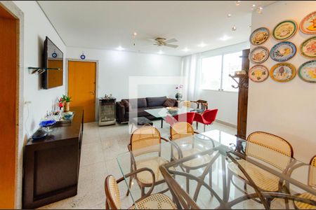 Sala de apartamento à venda com 3 quartos, 93m² em Calafate, Belo Horizonte