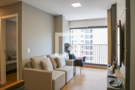 Sala de apartamento à venda com 2 quartos, 55m² em Vila Anastácio, São Paulo