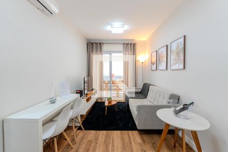 Sala de apartamento à venda com 1 quarto, 50m² em Consolação, São Paulo