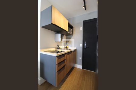 Cozinha de kitnet/studio para alugar com 1 quarto, 29m² em Itaim Bibi, São Paulo