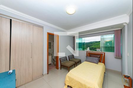 Suíte de apartamento à venda com 3 quartos, 140m² em Castelo, Belo Horizonte